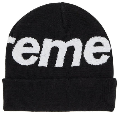 Supreme Big Logo Beanie (FW24) Black