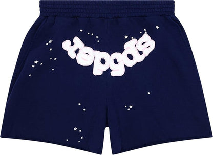 Sp5der OG Web Logo Sweat Short Navy