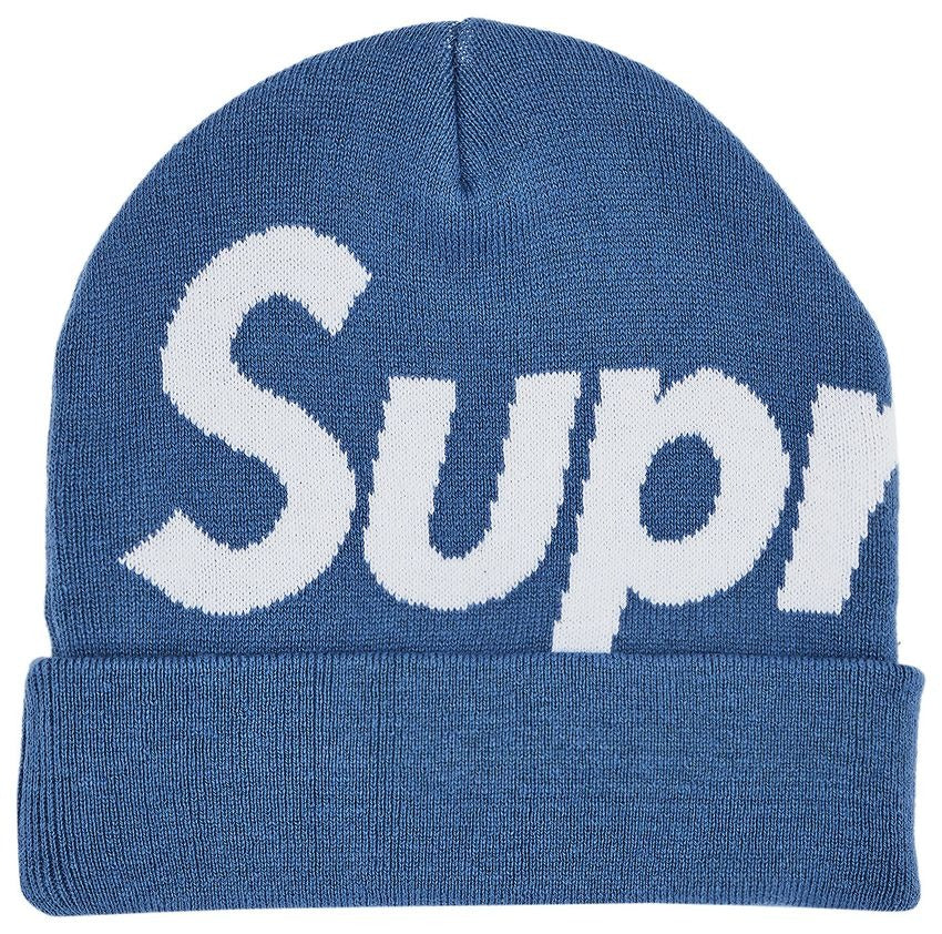 Supreme Big Logo Beanie (FW24) Slate