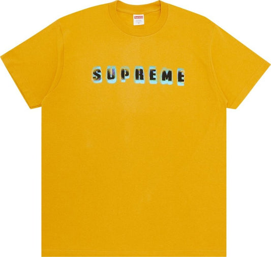 Supreme Stencil Tee Mustard