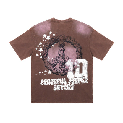 TRIPLE SEVENS ALL STAR FOOTBALL TEE 'BROWN'