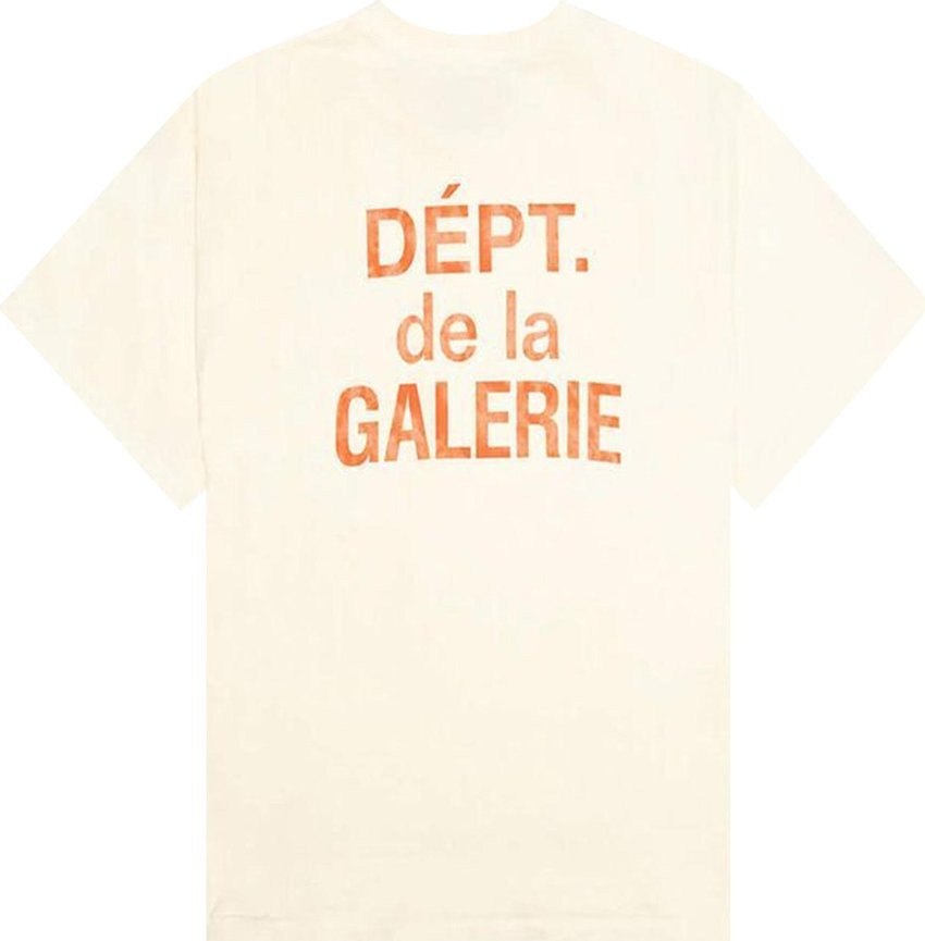 Gallery Dept. French T-shirt Cream/Orange