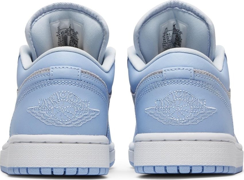 Jordan 1 Low Football Grey Aluminum (Women's)