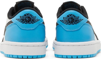 Jordan 1 Low UNC Black Dark Powder Blue (Women's)