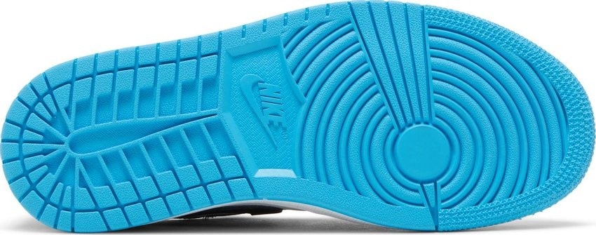 Jordan 1 Low UNC Black Dark Powder Blue (Women's)