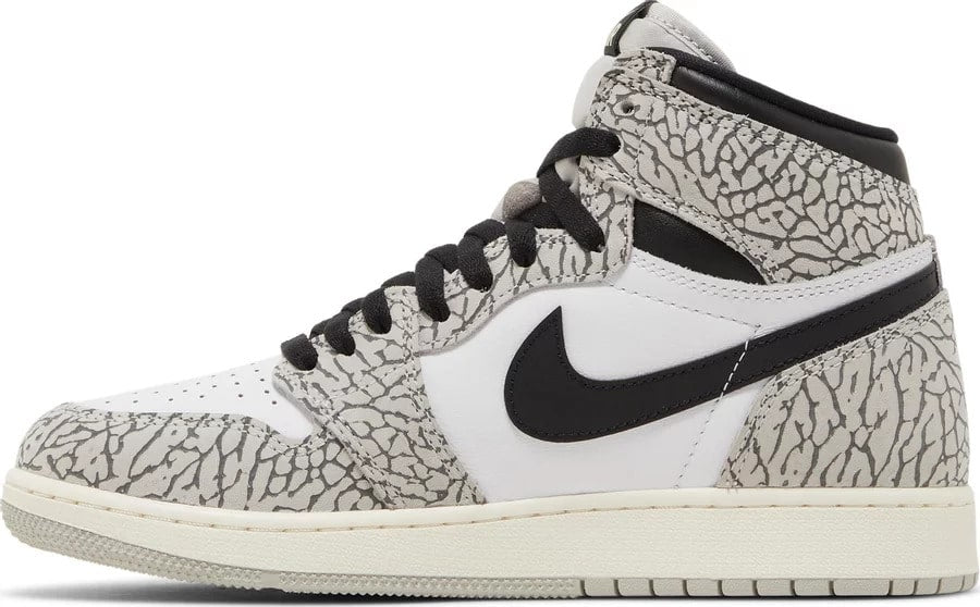 Jordan 1 Retro High OG White Cement (GS)