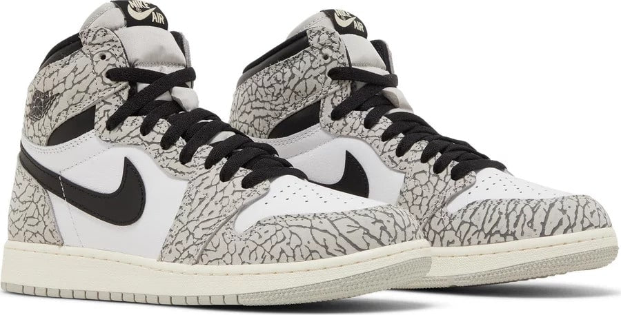Jordan 1 Retro High OG White Cement (GS)