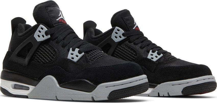Jordan 4 Retro Black Canvas (GS)