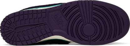Nike Dunk Low Chenille Swoosh Sail Grand Purple