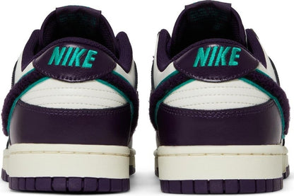 Nike Dunk Low Chenille Swoosh Sail Grand Purple