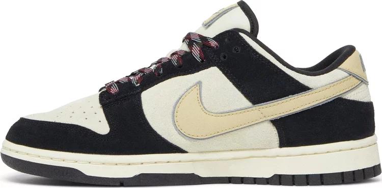 Nike Dunk Low LX Black Suede Team Gold (Women's)
