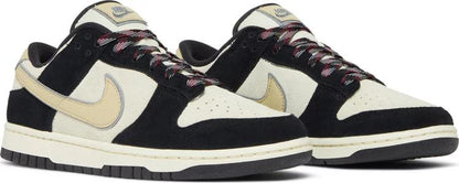 Nike Dunk Low LX Black Suede Team Gold (Women's)