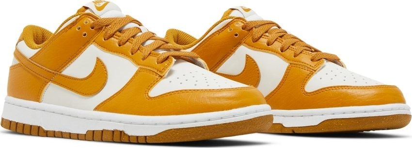 Nike Dunk Low Next Nature Phantom Gold Suede (Women's)