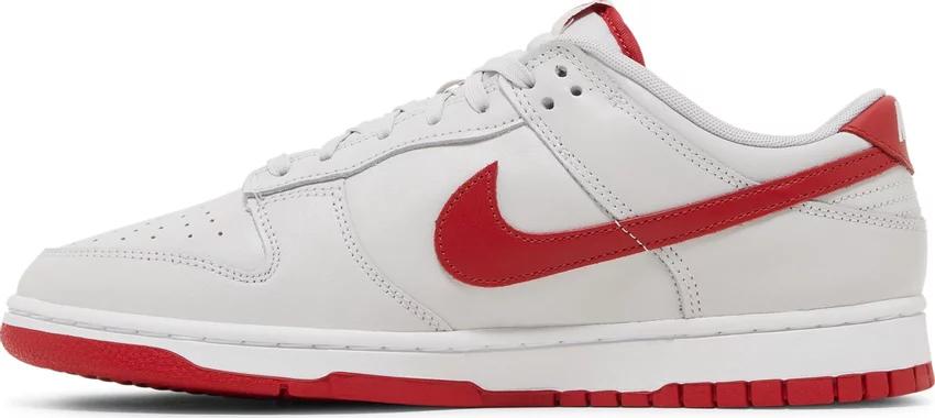 Nike Dunk Low Vast Grey Varsity Red